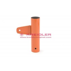 Support de phare  rouge orangé