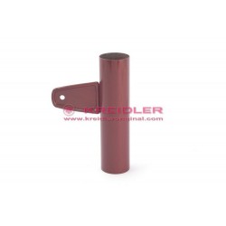 Soporte faro delantero  burdeos metálico