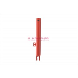 Tubo central derecho rojo señal