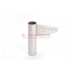 Support d'ampoule droit effect alum.métal.