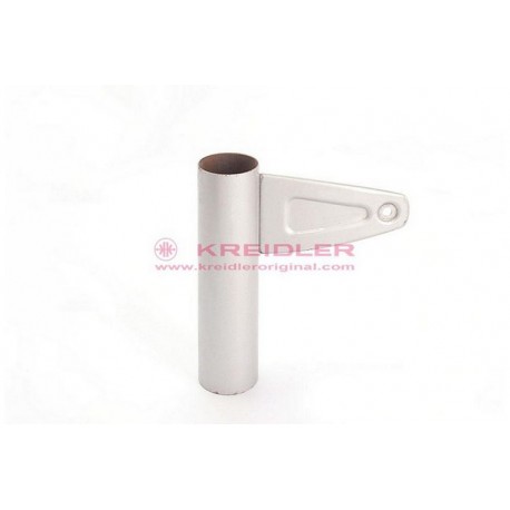 Lamp support right aluminium metal effect