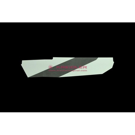 Autocollant droit blanc