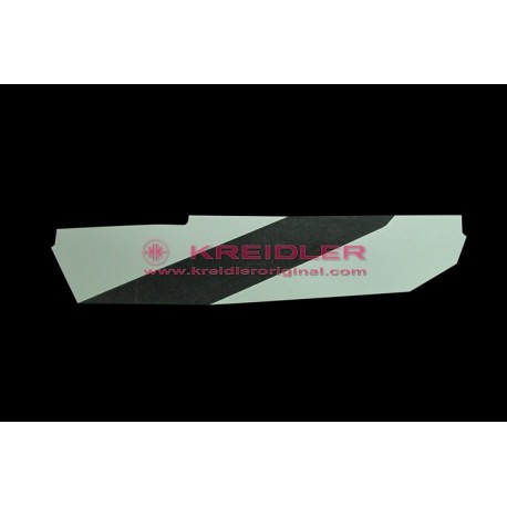 Autocollant droit  argent