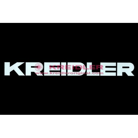 Autocollant "KREIDLER" p/ réservoir rouge
