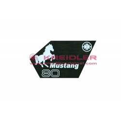 Autocollant Mustang 80 droit