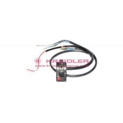 Handlebar switch with cable harness