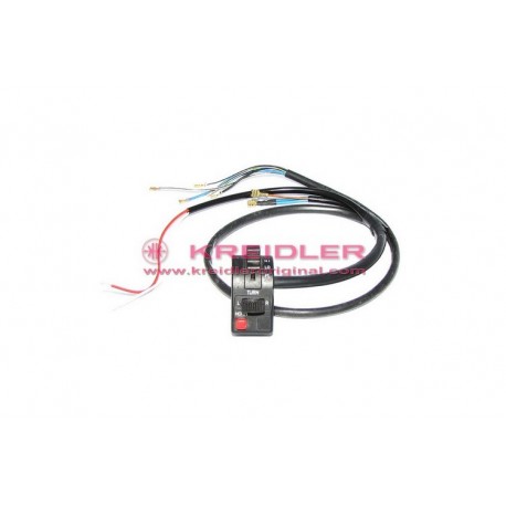 Handlebar switch with cable harness