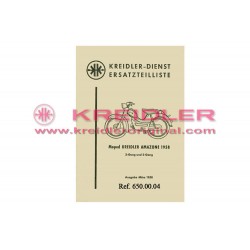 Ersatzteilliste für Moped Amazone 2/3 Gang58