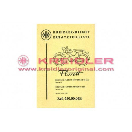 KREIDLER-FLORETT-MOTORRAD-MOPED 50ccm 1960