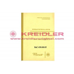 Ersatzteilliste Alle Modelle 1962 mit 21"