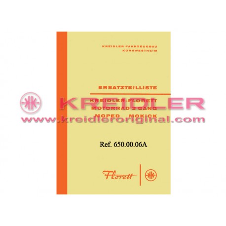 ERSATZTEILLISTE MOTORRAD 3 GANG MOPED/MOKICK