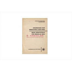 ERGäNZUNG ZUR ERSATZTEILLISTE 1962-1964