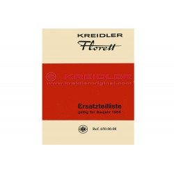 Ersatzteilliste Gültig für Baujahr 1966