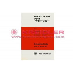 Ersatzteilliste Mokick K54/32 D-A-B 1967