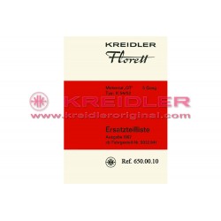 Ersatzteilliste Motorrad GT K54/52 1967