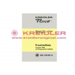 Ersatzteilliste Motorrad "RS" K54/53 1969