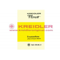 Ersatzteilliste "GT-TM-RS" Mokick 1968/69