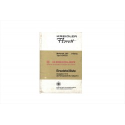 Ersatzteilliste RS K54/53 1970