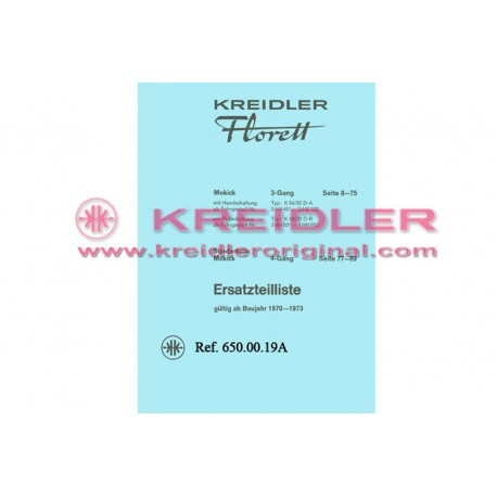 KREIDLER Mokick 3-Gang K54/32 D-A-B 1970/73