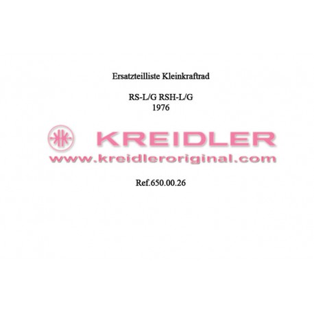 Et.liste kleinkraftrad RS-L/G RSH-L/G  1976