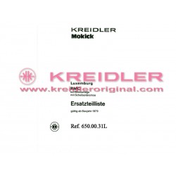 Ersatzteilliste RMC Luxemburg SB 1979 5-Gang