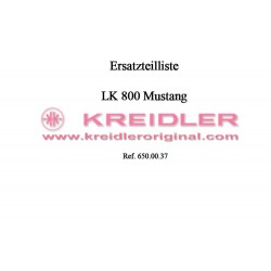 Ersatzteilliste LK 800 Mustang