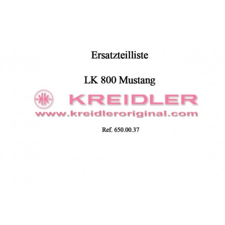 Ersatzteilliste LK 800 Mustang