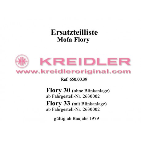 Ersatzteilliste Mofa MF 30/33