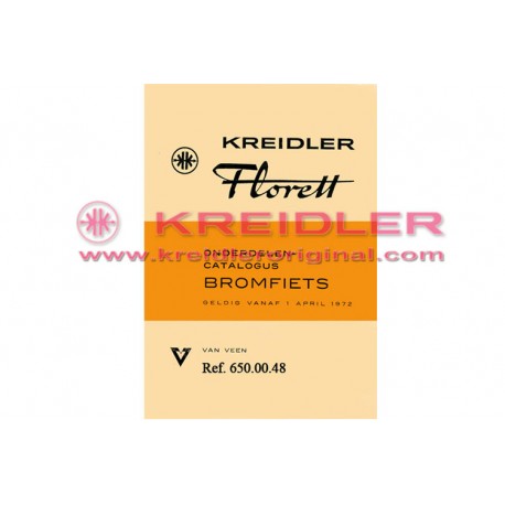 Onderdelen catalogus Bromfiets 1972