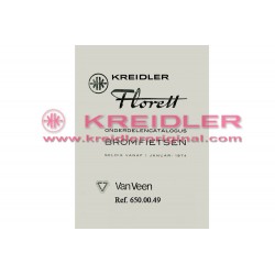 Onderdelen catalogus Bromfiets 1974