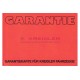 GARANTIEKARTE FüR KREIDLER FAHRZEUGE