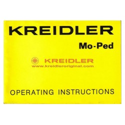 KREIDLER MO-PED OPERATING INSTRUCTIONS