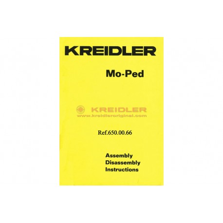 Assembly,disassembly instructions Krei.Moped