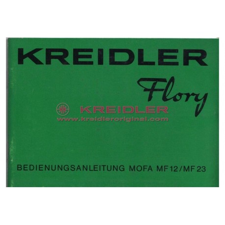 Kreidler Flory bedienungsanleitung MF12/MF23