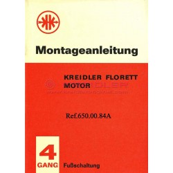 Montageanleitung Motor 4-Gang Fusschaltung