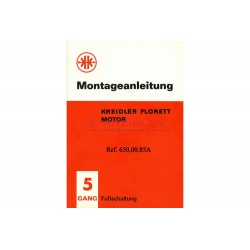 Montageanleitung MOTOR 5-Gang Fusschaltung