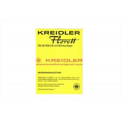 Kreidler Florett bedienungsanl.RS-B/RSH-B