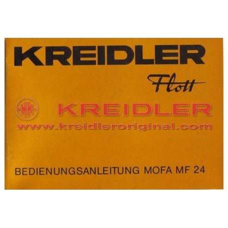 Kreidler Flott Bedienungsanl.Mofa MF24