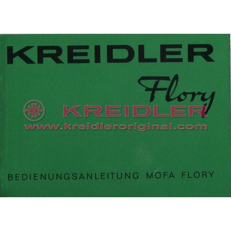 KREIDLER Flor.BEDIENUNGSANLEITUNG MOFA FLORY