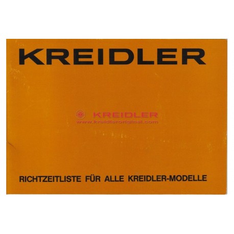 Kreidler Richtzeitl.Für alle Flor.Mofa-Moped