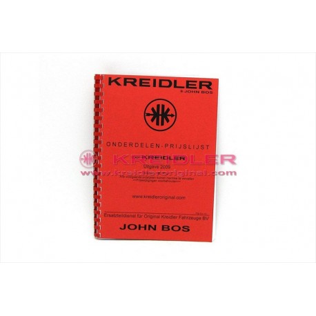 Nederlandse Onderdelenprijslijst Incl. BTW