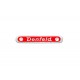 Plate for buddyseat red