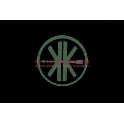 Adhesivo KK negro/verde 60mm