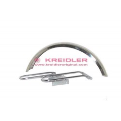 Vorderrad-Kotflügel vollst. Edelstahl m.stra