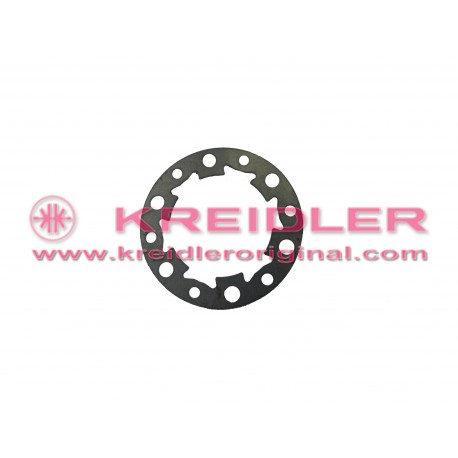 Inner friction disk with holes