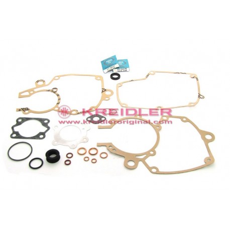 Set of gaskets with seals