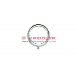 Retaining ring with screw and circlip