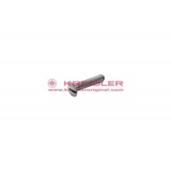 Linsenschraube mit Schlitz M4x20 verchromt