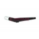 Uitlaatgebogen Cross 28mm  zwart/chroom