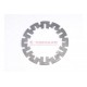 Inner friction disk with sleeves